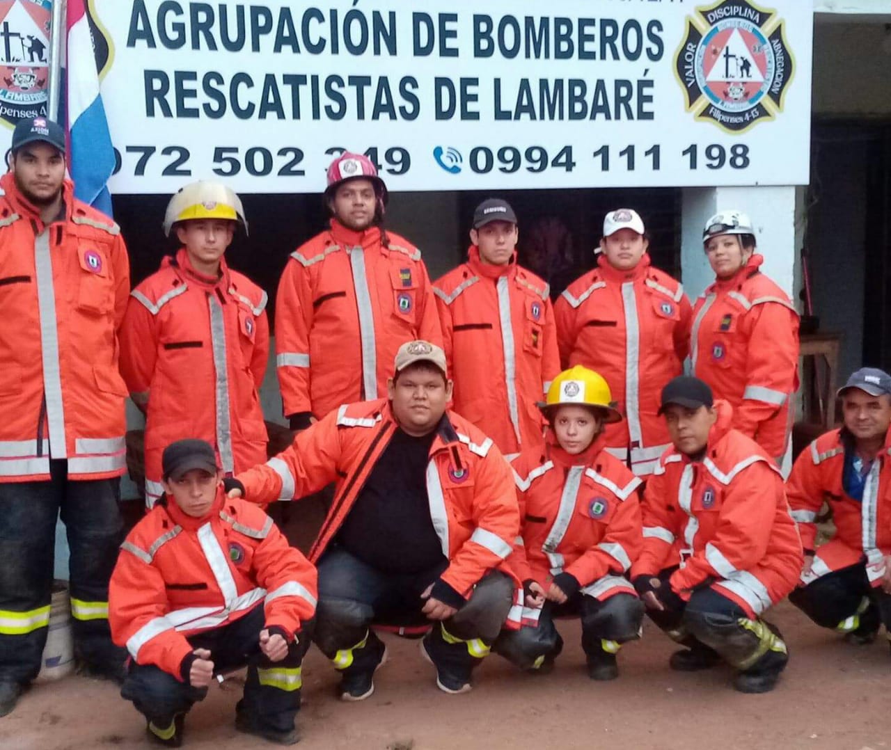 La Agrupación de Bomeros Rescatistas de Lambaré cumplió 3 años 